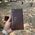 Premium Leather Long Wallet Chocolate